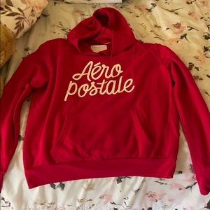 Hot pink Aeropostale hoodie